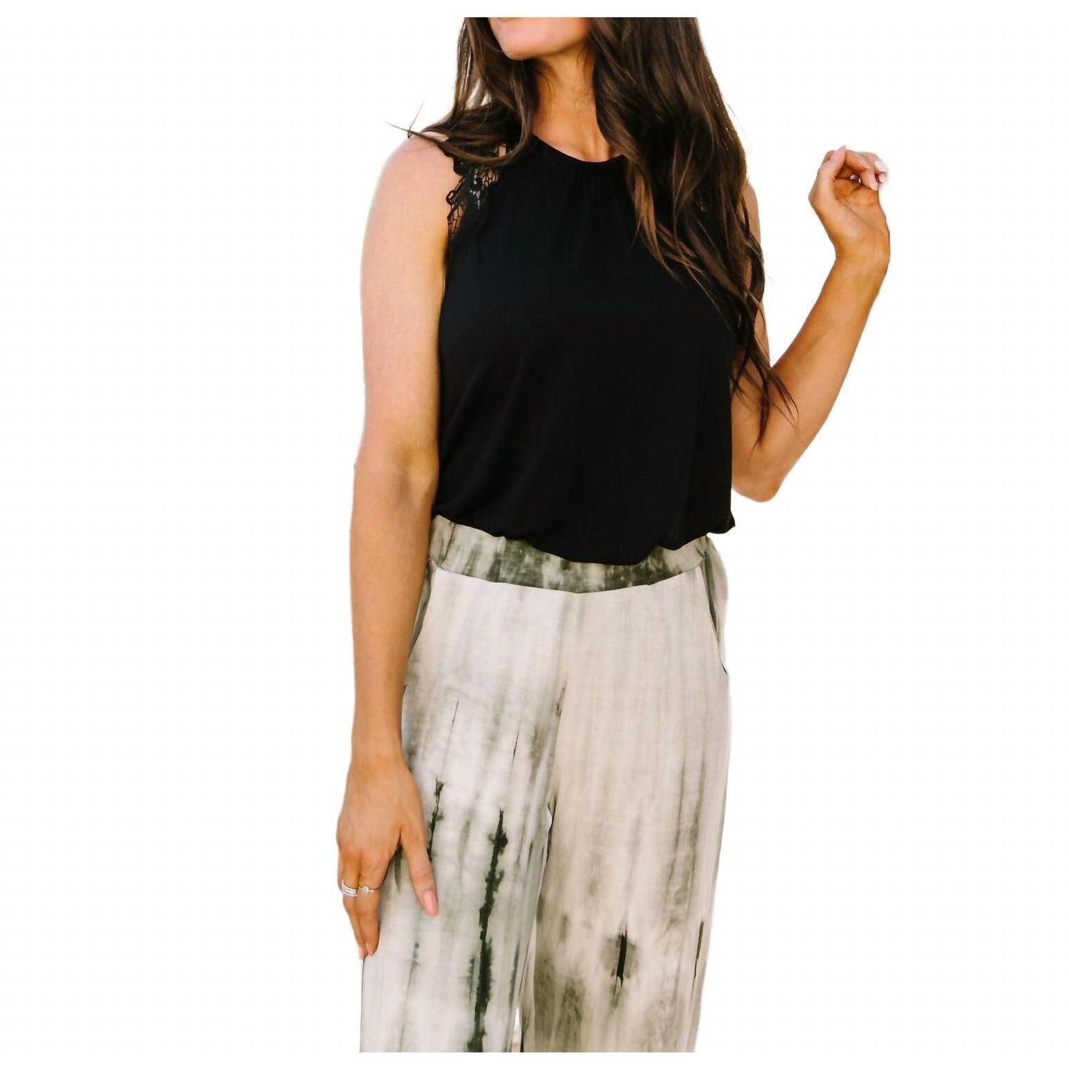 New Heimish Usa A Little Goes A Long Way Top In Black